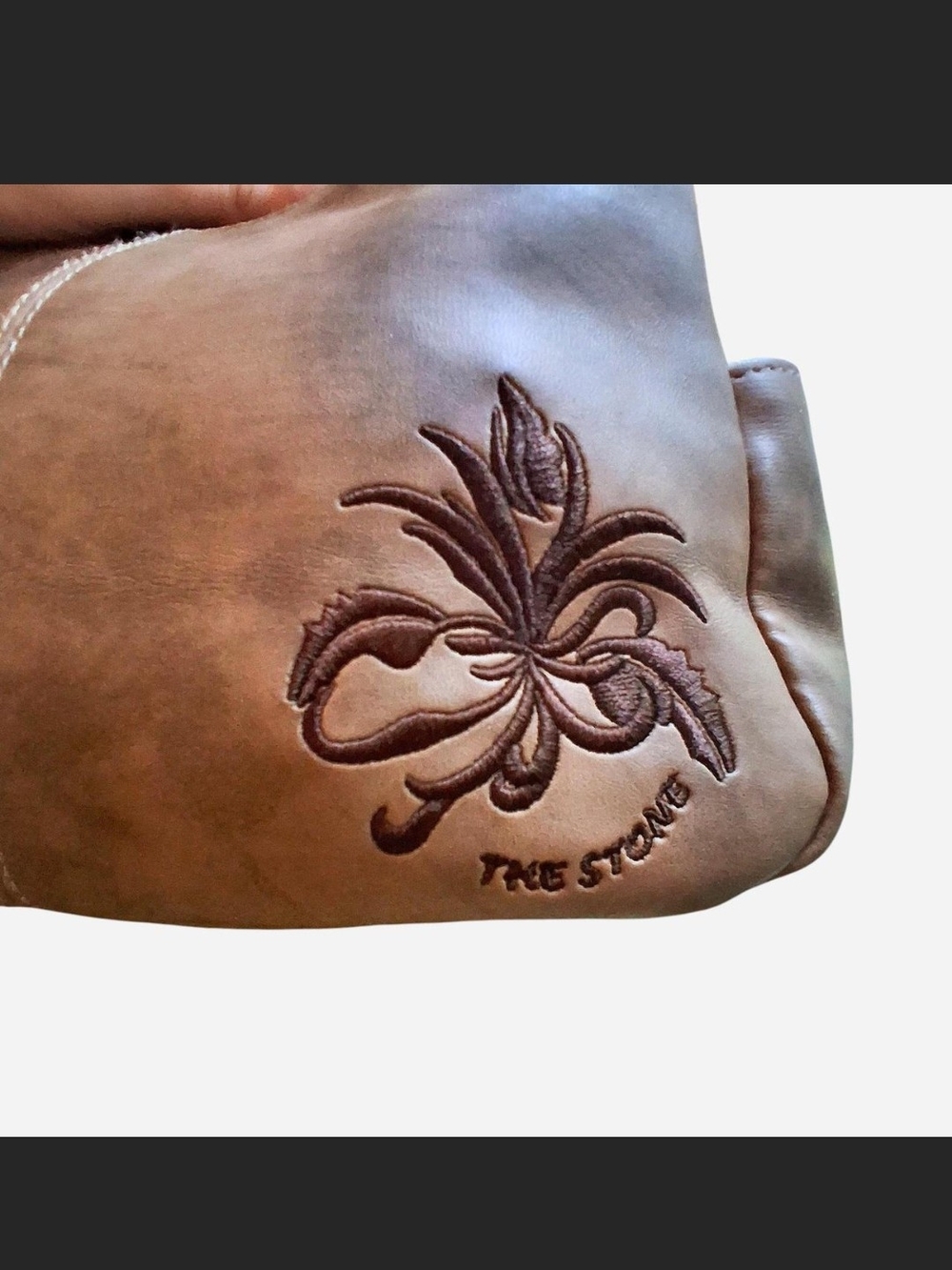 The Stone Floral Embroidered Crossbody Bag – Boho Vintage Style - Picture 3 of 16